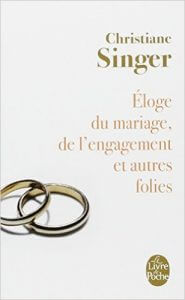 pour illustrer l'article aime-toi toi-même, Un livre de Christiane Singer "Éloge du mariage, de l'engagement et autres folies" : Entre le désir profond de se lier, de s'engager corps et âme, et le désir tout aussi profond de préserver sa liberté, d'échapper à tout lien, quel tohu-bohu ! Or, pour vivre ces exigences contradictoires et d'égale dignité sans être écartelé, il n'y a aucun secours à attendre ni de la philosophie, ni de la morale, ni d'aucun savoir constitué. Il est probable que les seuls modèles adaptés pour nous permettre d'avancer sont la haute voltige et l'art du funambule. Un mariage ne se contracte pas. Il se danse. A nos risques et périls. pour illustrer l'article aime-toi toi-même, Un livre de Christiane Singer "Éloge du mariage, de l'engagement et autres folies"
