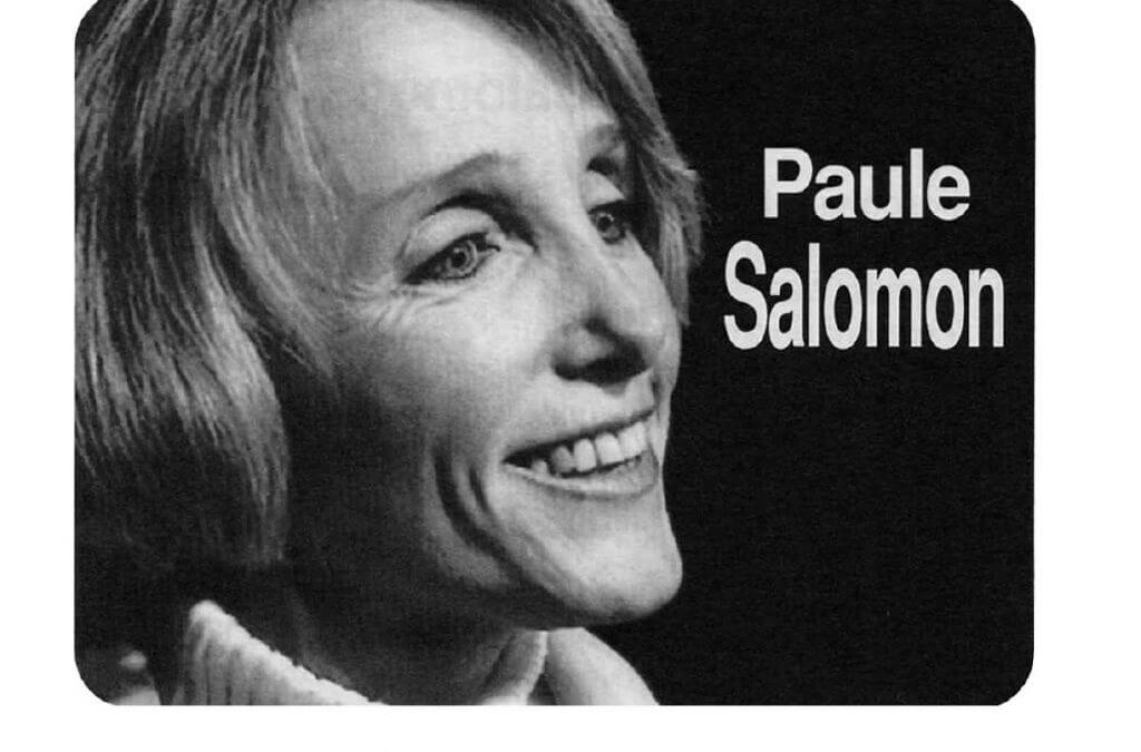 Bienheureuse infidélité, Paule Salomon