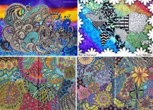 Zentangle doit être dessiné à l'intérieur d'un carré blanc de 9 cm de côté, à l'aide d'un simple stylo-feutre noir, sans recourir à quelque autre outil que ce soit. De ce fait, il n'est ni nécessaire de maîtriser des instruments ou des techniques avancées, ni même d'avoir été à l'école pour réaliser son premier Zentangle.