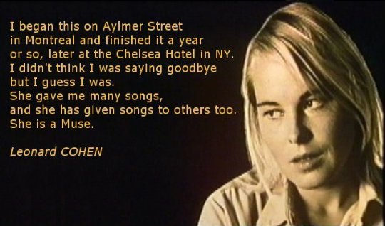 Muse de Leonard Cohen : lettre d&rsquo;adieu